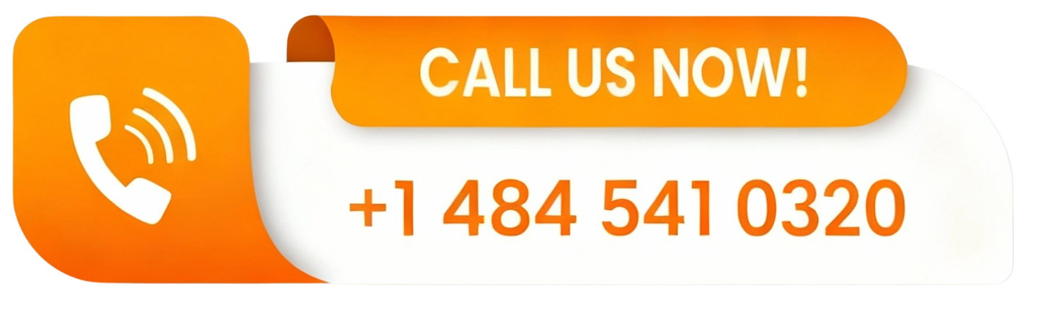 Call us today! +1 484 541 0320